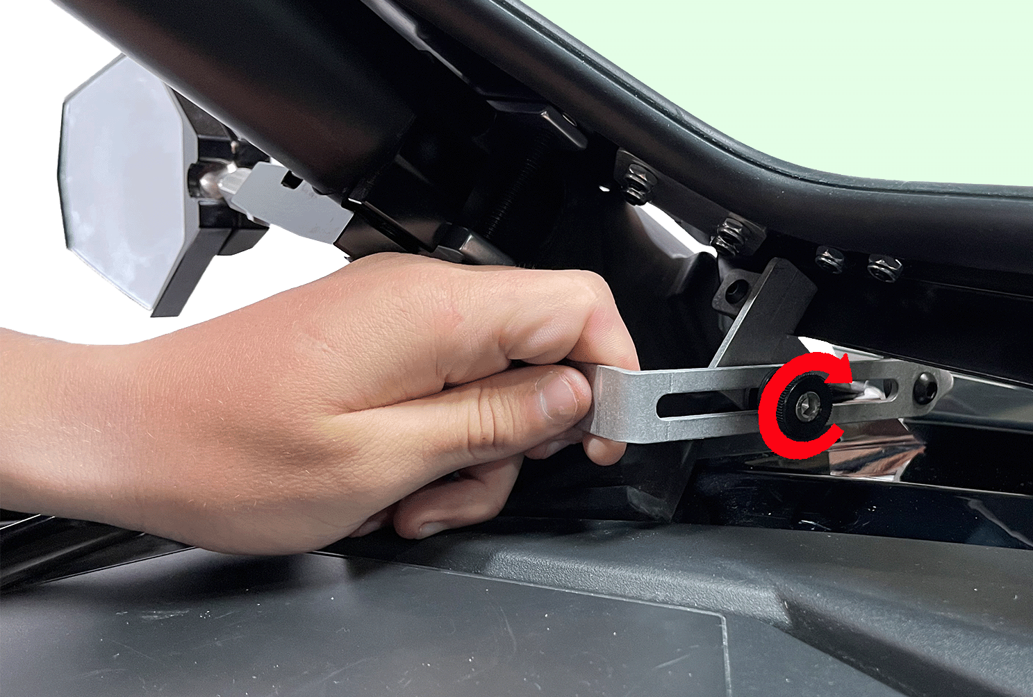 Black Vented Glass Windshield for RZR PRO/TURBO R with Wiper 2020-2024