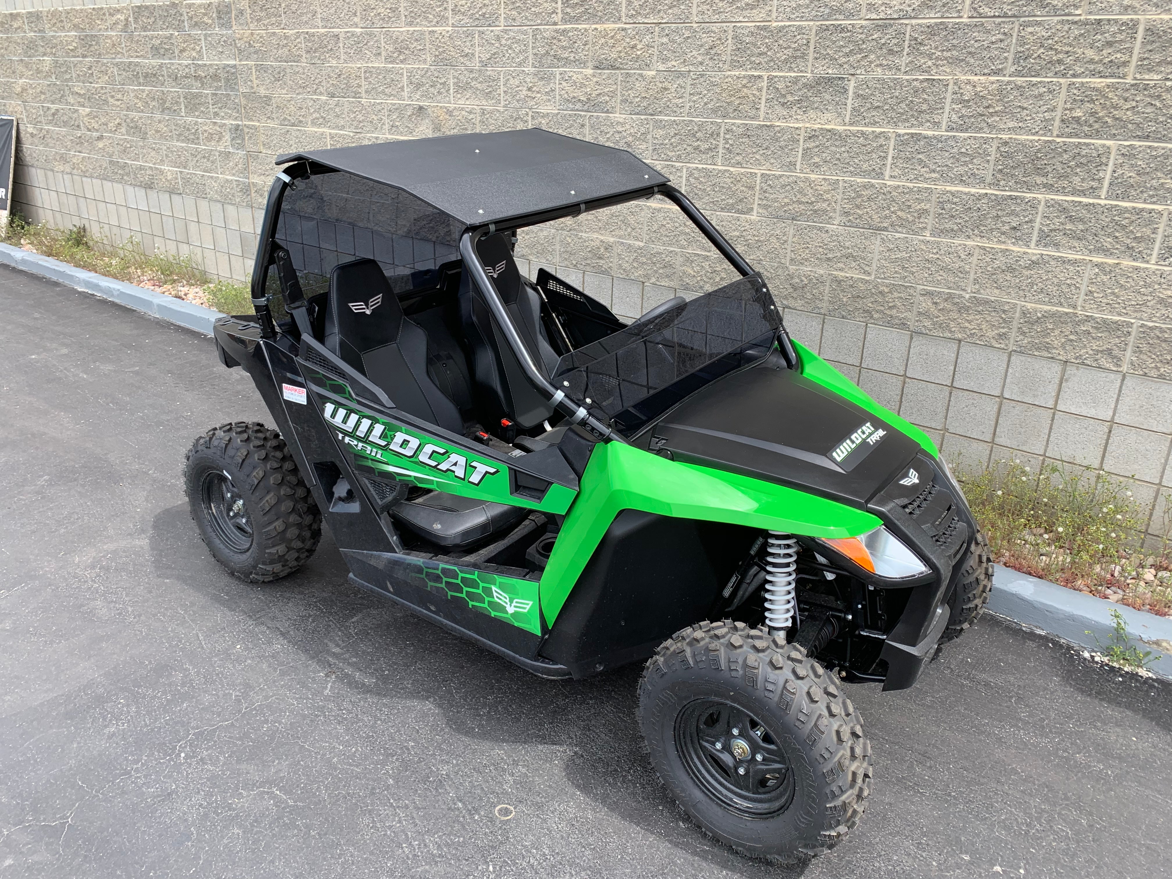 Wildcat Trail/Sport 700 Hard Plastic Roof with Billet Mounts