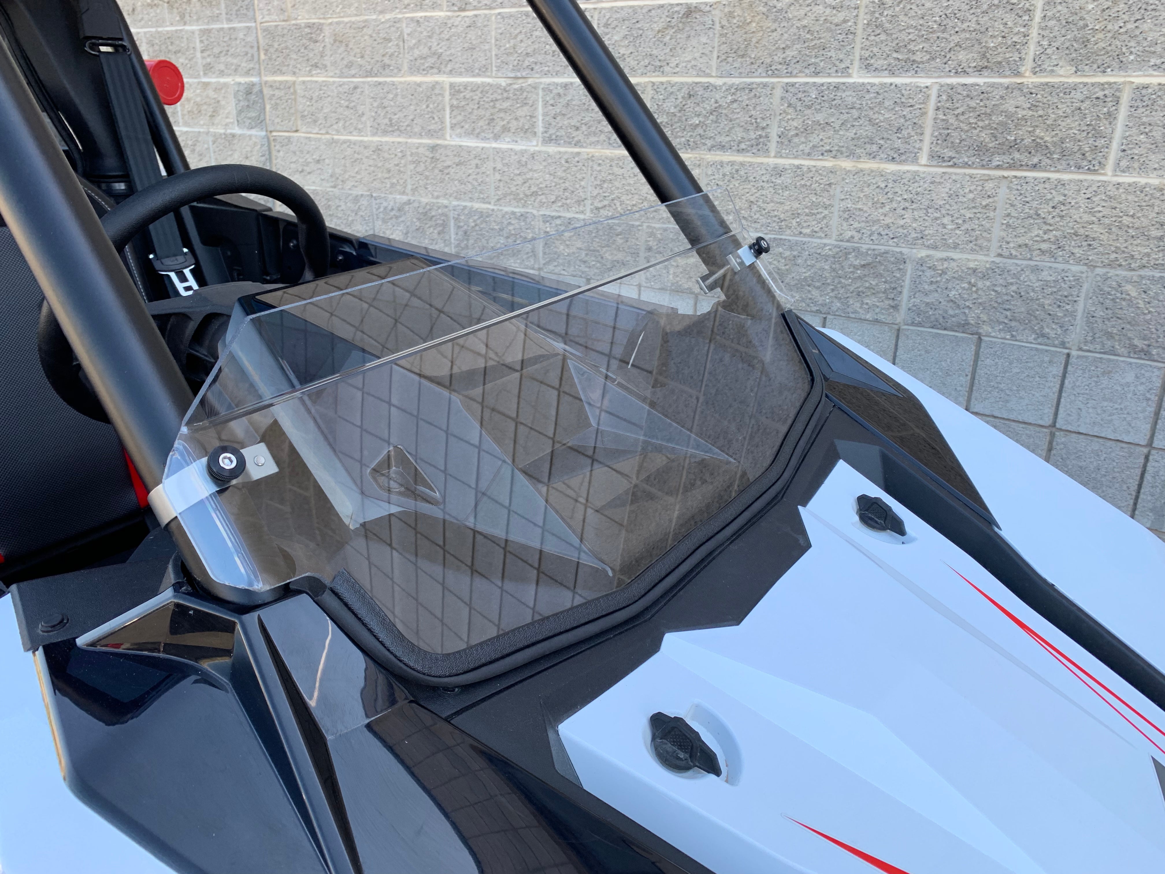 Polaris RS1 Half Windshield with Billet Clamps