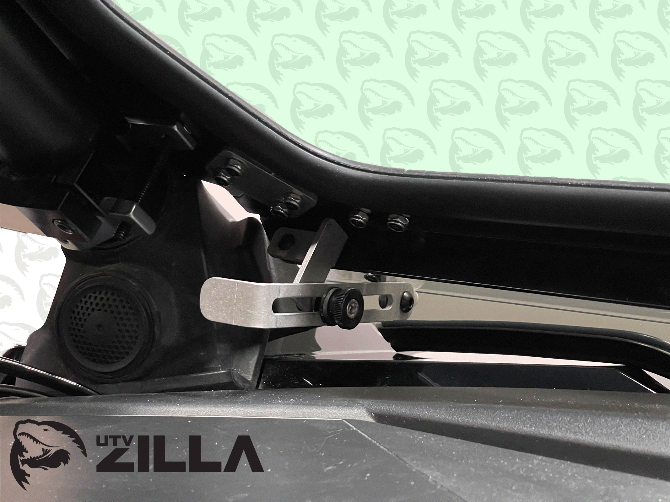 Black Vented Glass Windshield for RZR PRO/TURBO R with Wiper 2020-2024