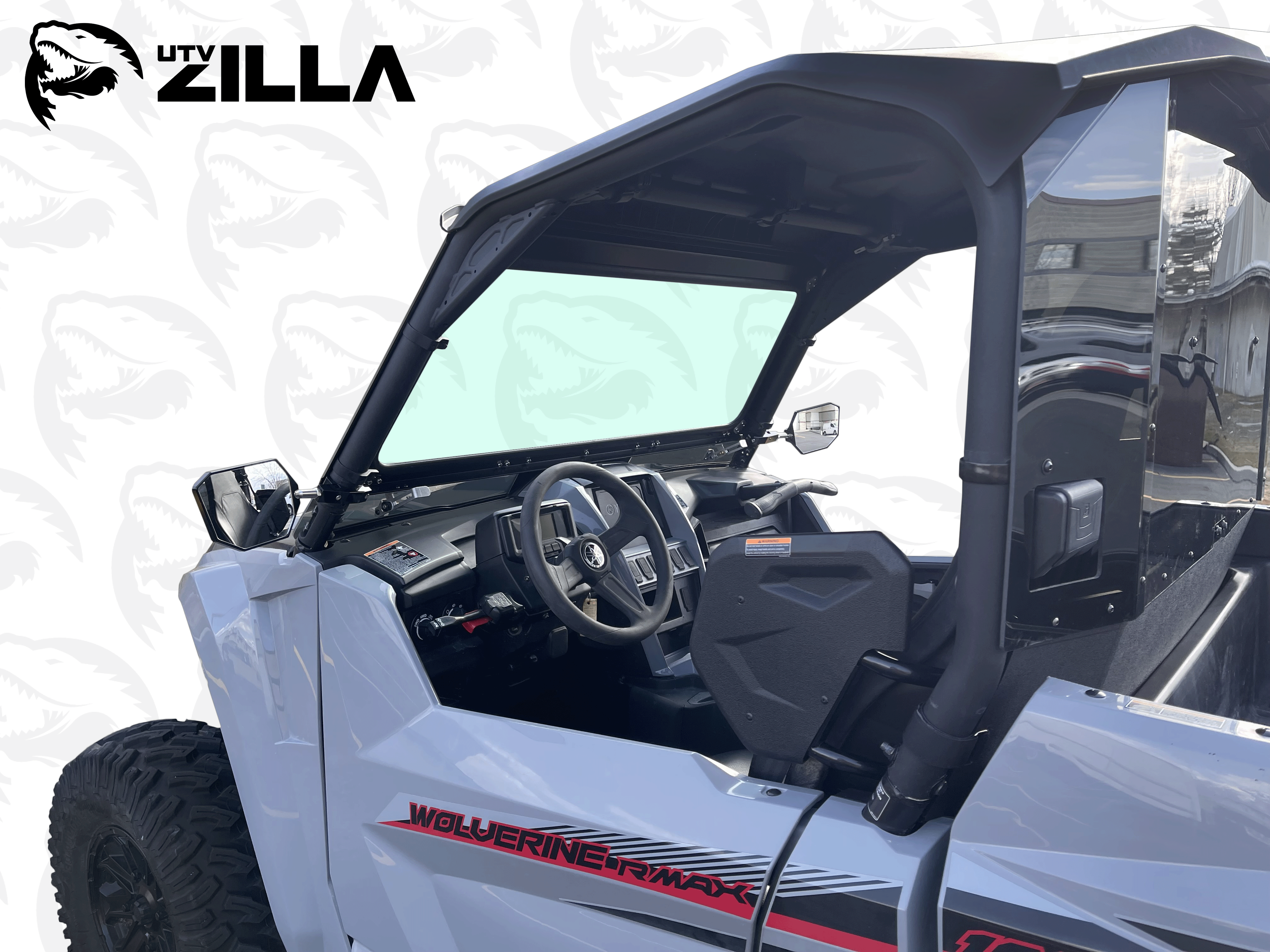 Yamaha Rmax 1000 Glass Windshield, Wolverine