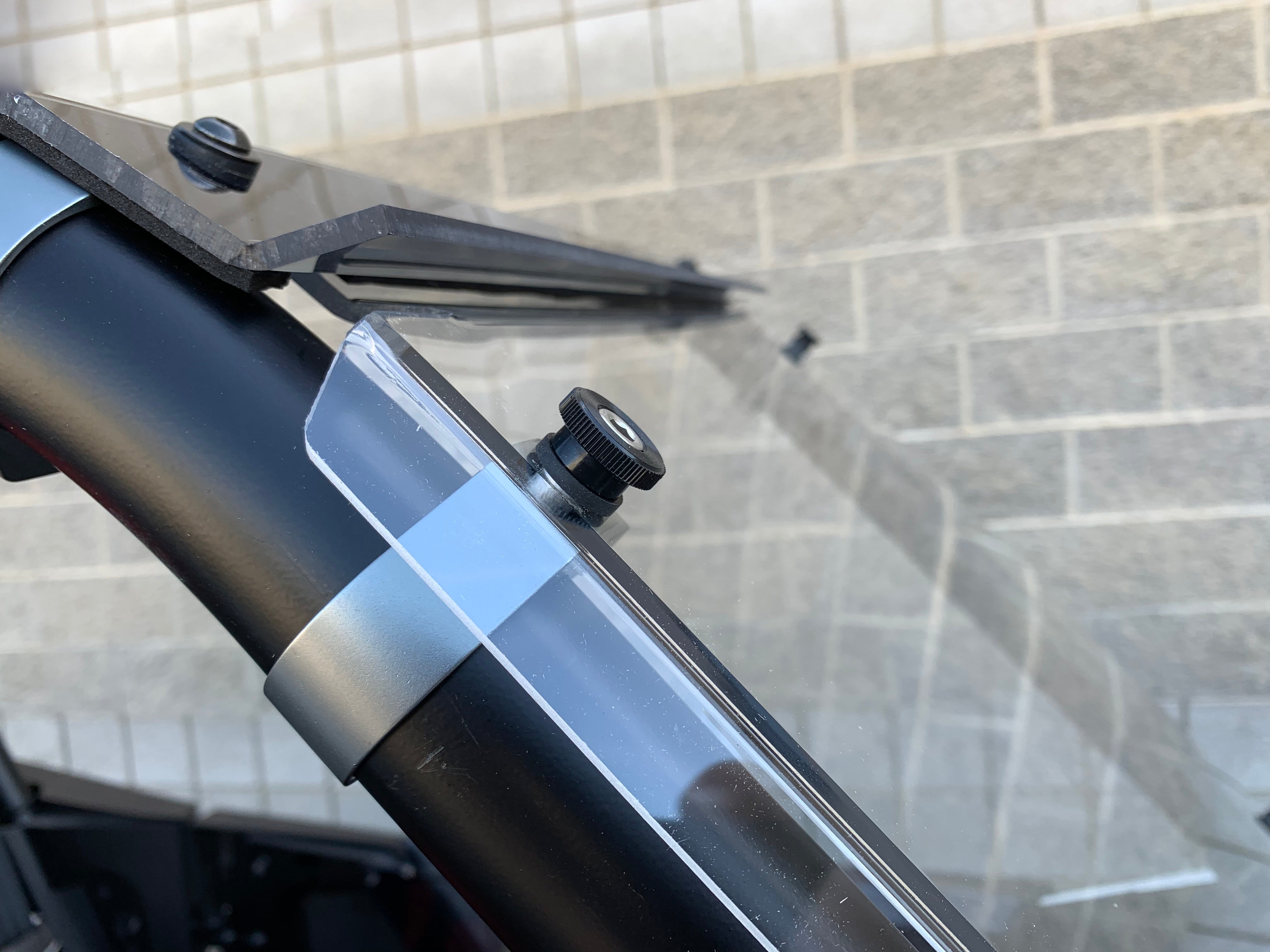 Polaris RS1 Hard Coated Full Windshield, Billet Clamps, Polycarbonate