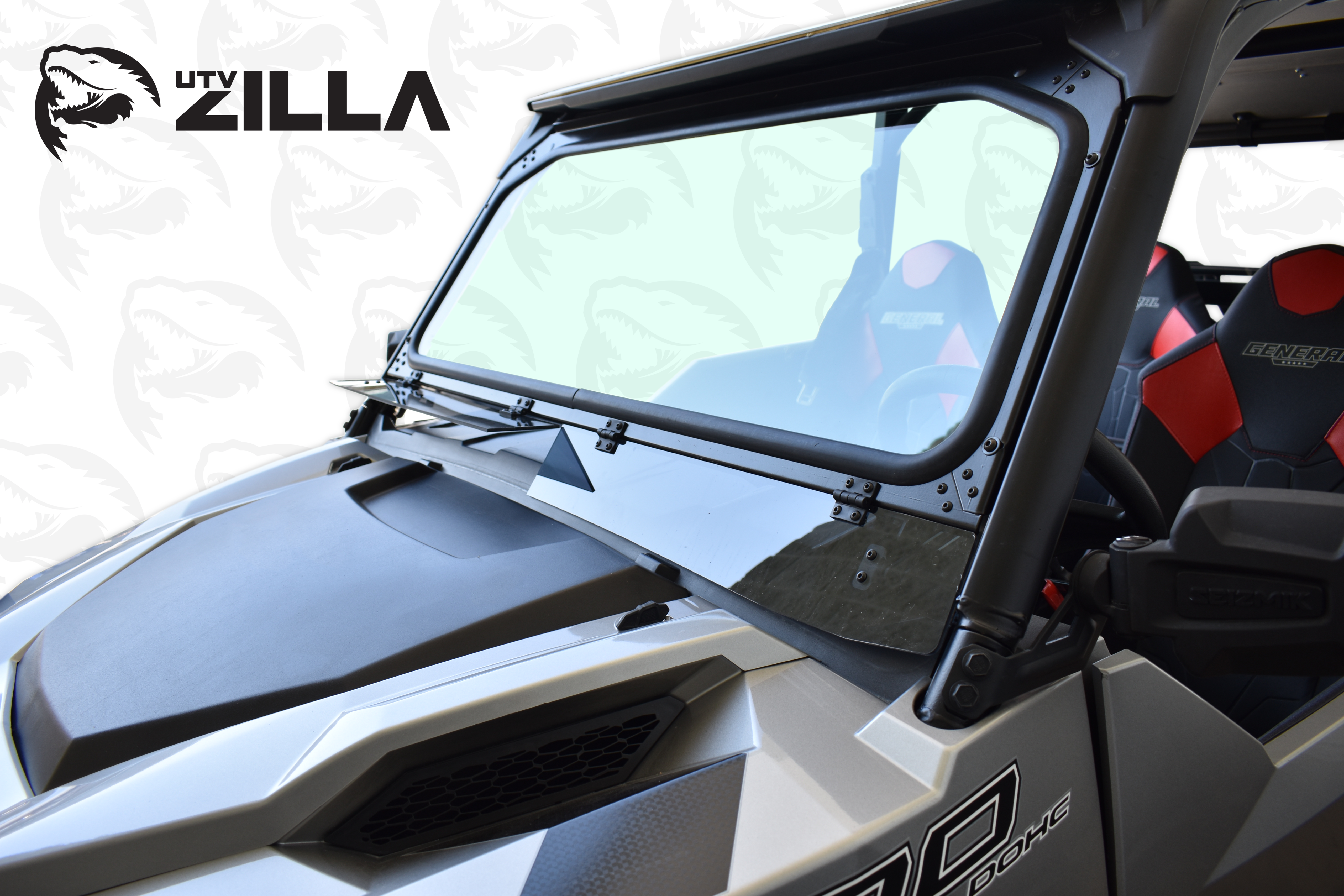 Polaris General Vented Glass Windshield