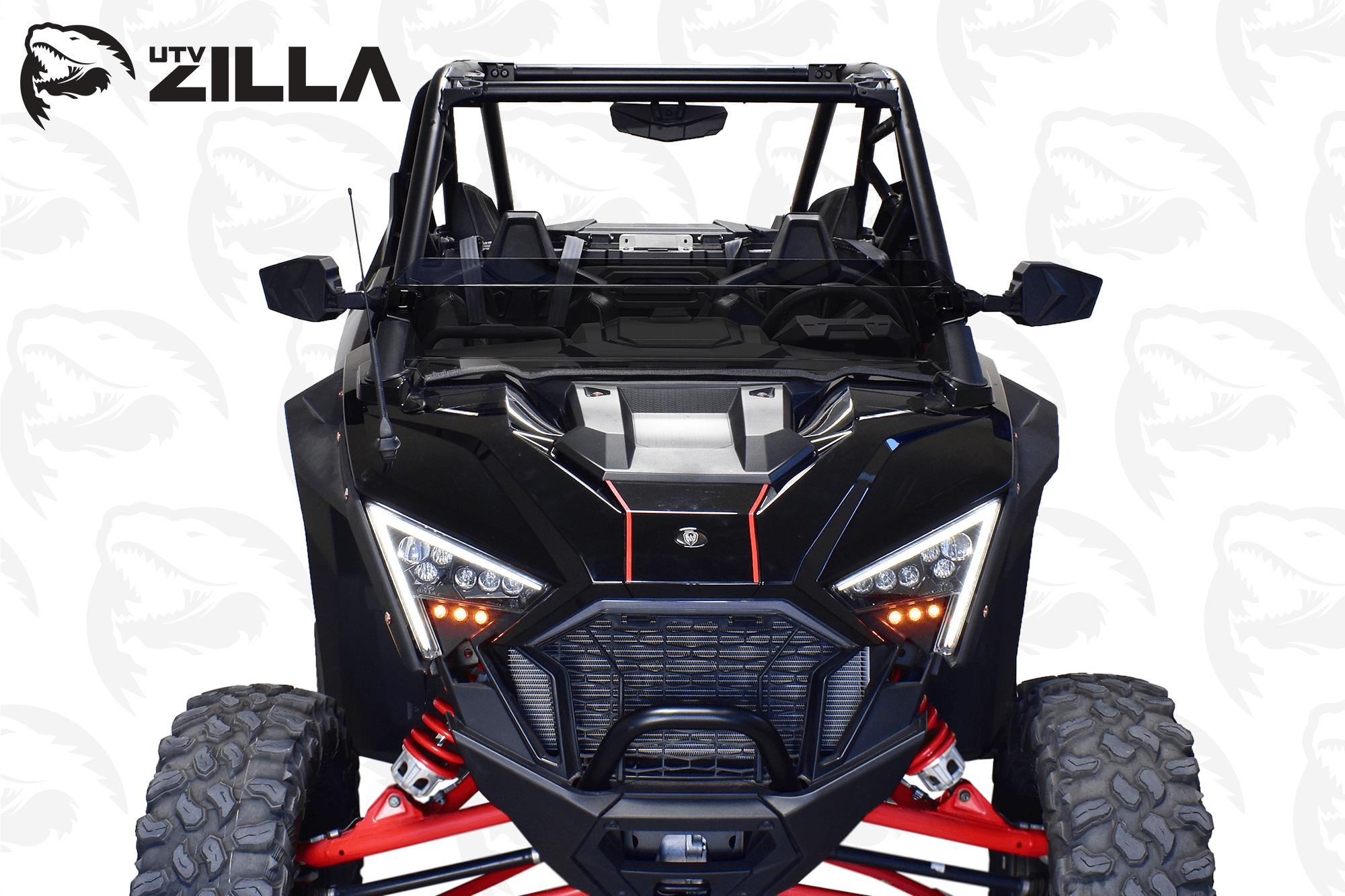 RZR Pro XP Half Polycarbonate Windshield