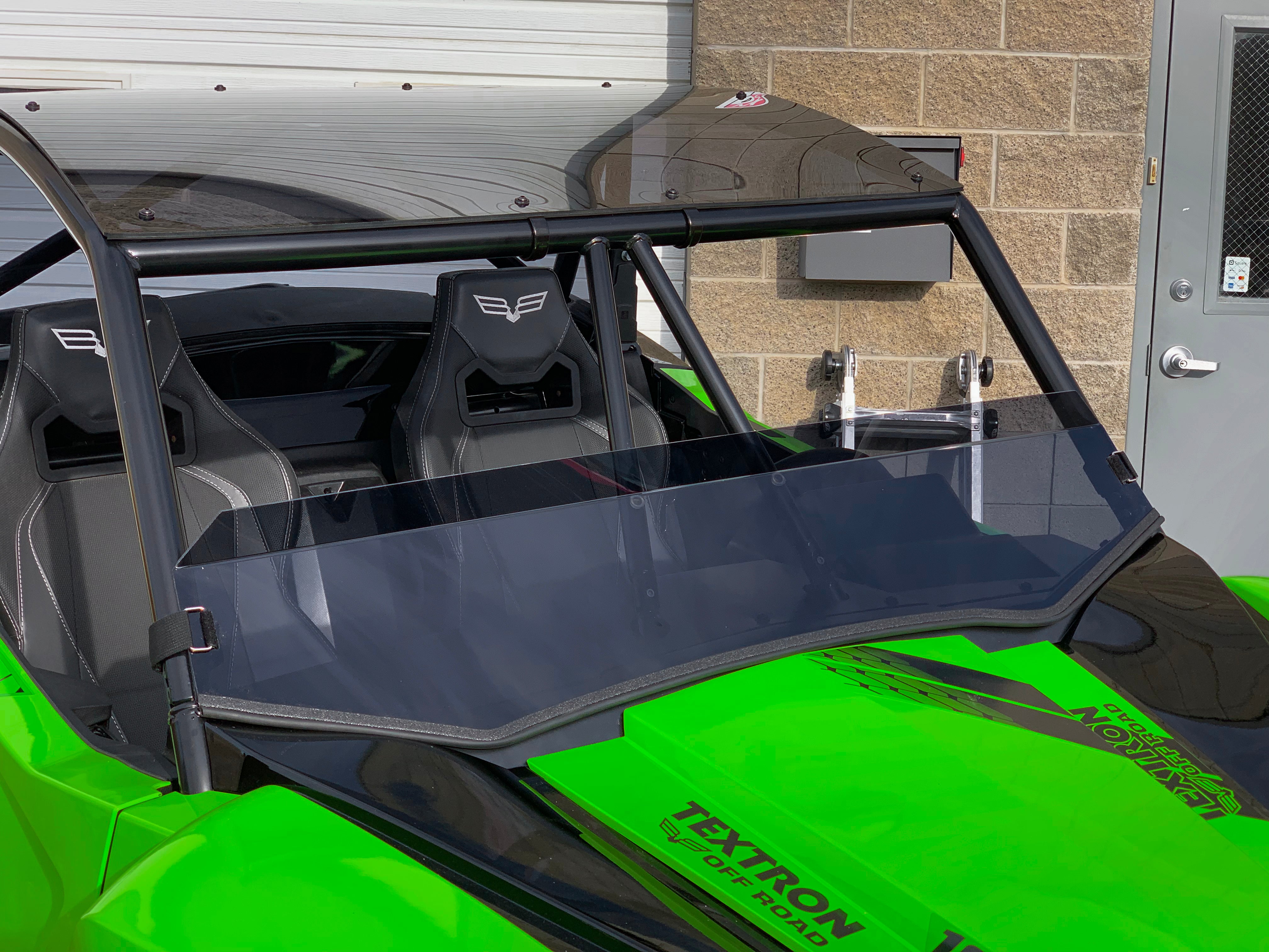 Wildcat XX Polycarbonate Half Windshield with Quick Straps